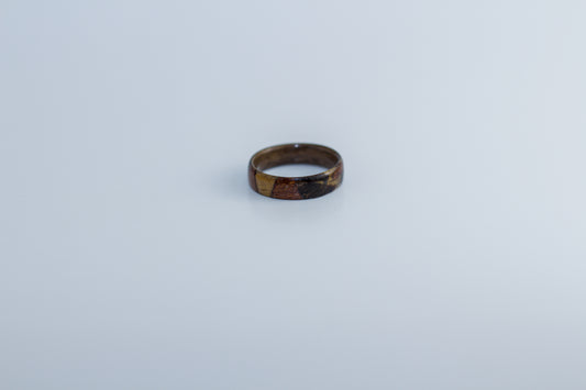 Macassar Ebony, Mahogany and Avodire 'Mosaic'